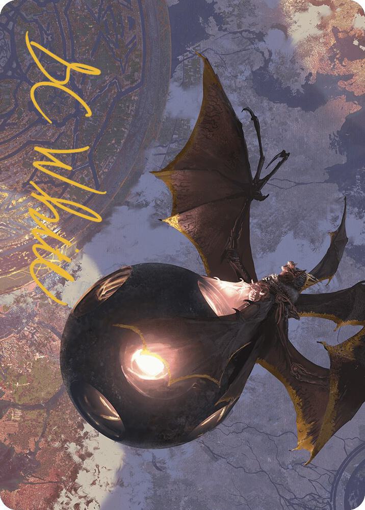 Malicious Eclipse Art Card (Gold-Stamped Signature)