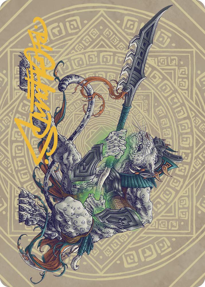 Kutzil, Malamet Exemplar Art Card (Gold-Stamped Signature)