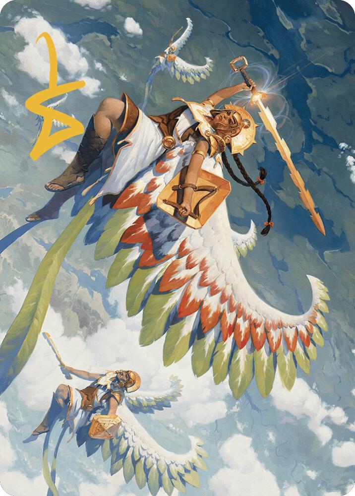 Resplendent Angel Art Card (5/81) (Gold-Stamped Signature)