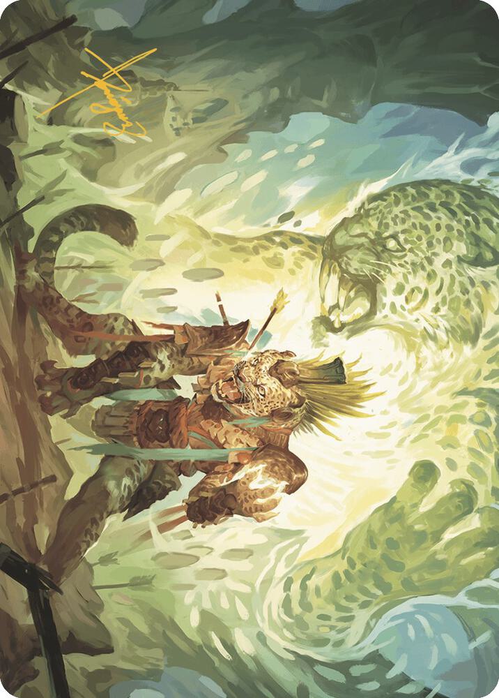 Might of the Ancestors Art Card (Gold-Stamped Signature)