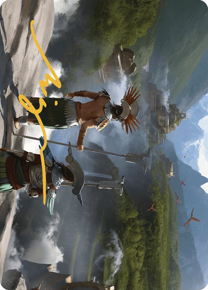 Glimpse the Core Art Card (Gold-Stamped Signature)