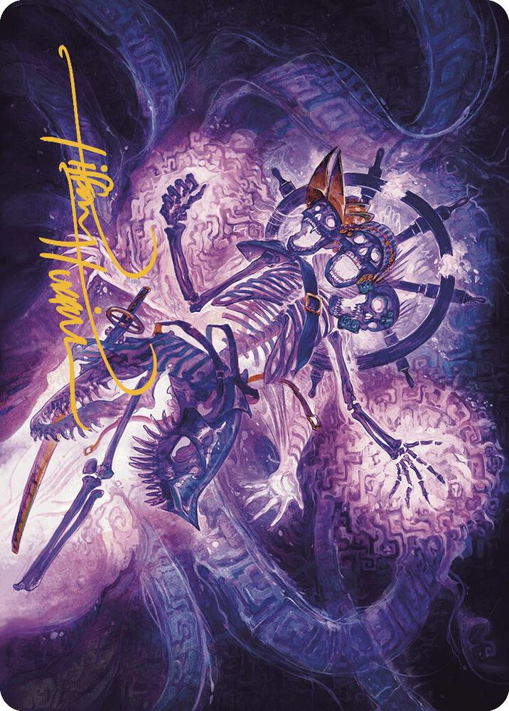 The Grim Captain Art Card (Gold-Stamped Signature)