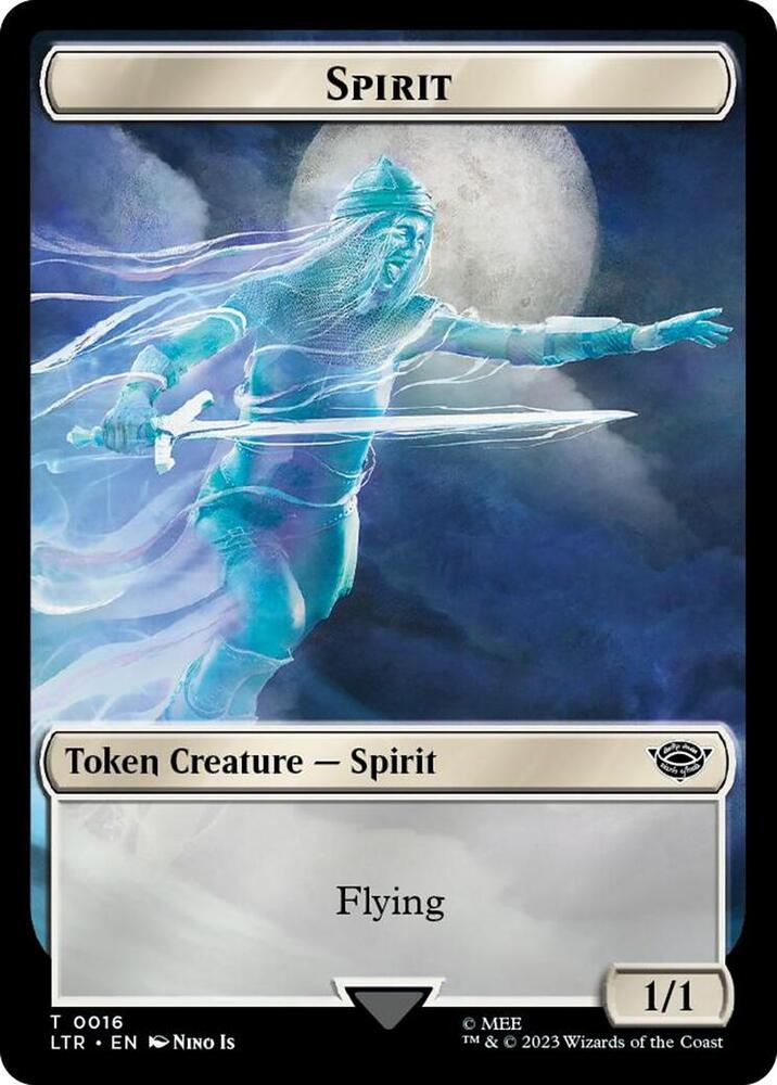 Spirit // Food (0022) Double-Sided Token (Surge Foil)
