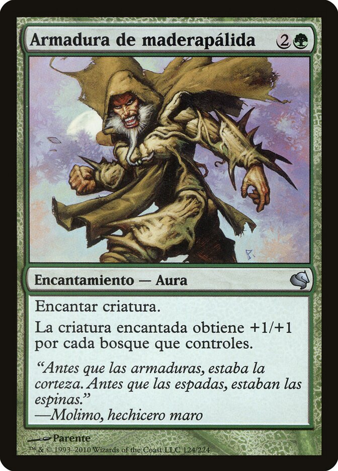 Blanchwood Armor (Spanish) - "Armadura de maderapalida"