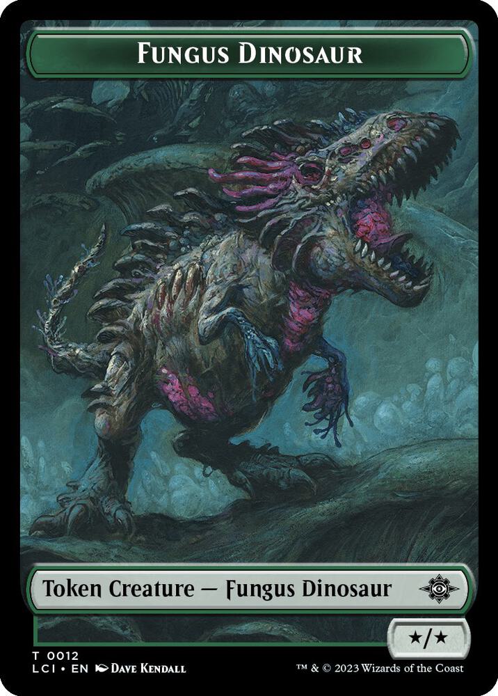 Fungus Dinosaur // Spirit Double-Sided Token