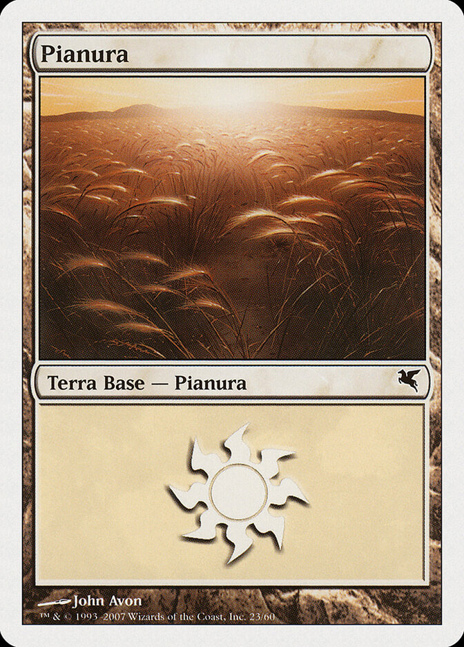 Plains (Italian) - "Pianura" (L23)