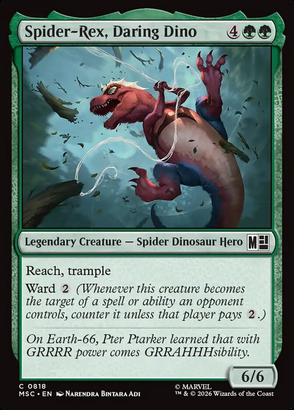 Spider-Rex, Daring Dino (MSC 818) - Magic: The Gathering