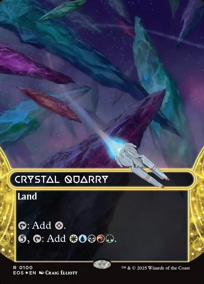 Crystal Quarry (0100) (Borderless) (Galaxy Foil)