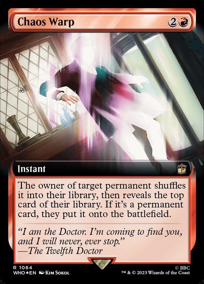 Chaos Warp (Extended Art) (Surge Foil)