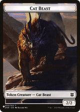Cat Beast // Rat Double-Sided Token - Magic: The Gathering