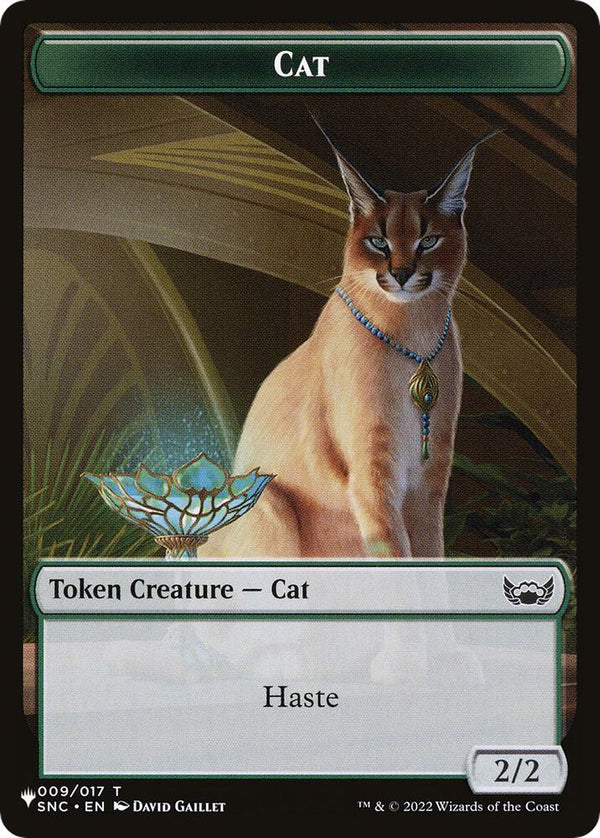 Cat (009) // Dog Double-Sided Token - Magic: The Gathering