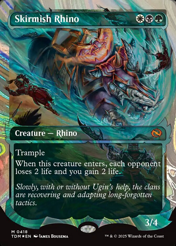 Skirmish Rhino (Showcase) (Halo Foil)