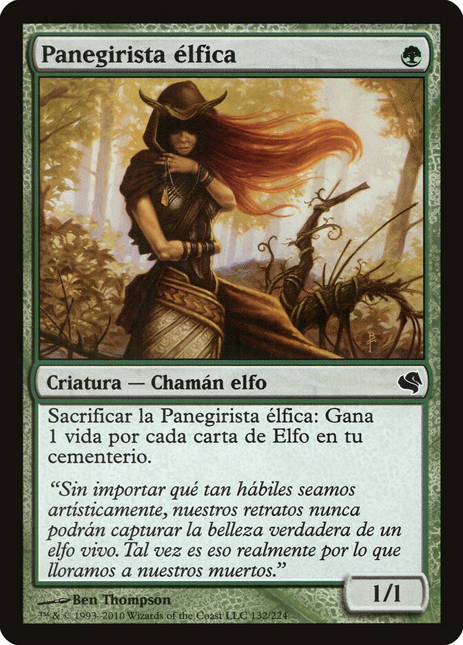 Elvish Eulogist (Spanish) - "Panegirista elfica"