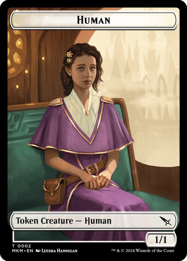 Human // Ogre Double-Sided Token