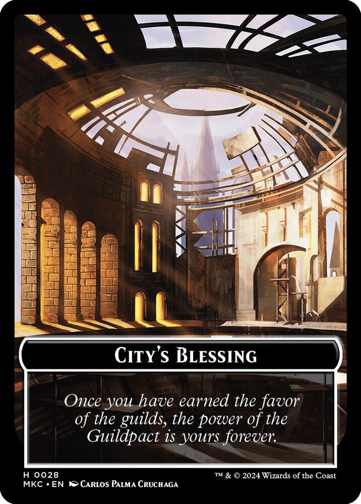 City's Blessing // Zombie Double-Sided Token