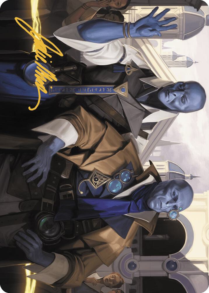 Hotshot Investigators Art Card (Gold-Stamped Signature)