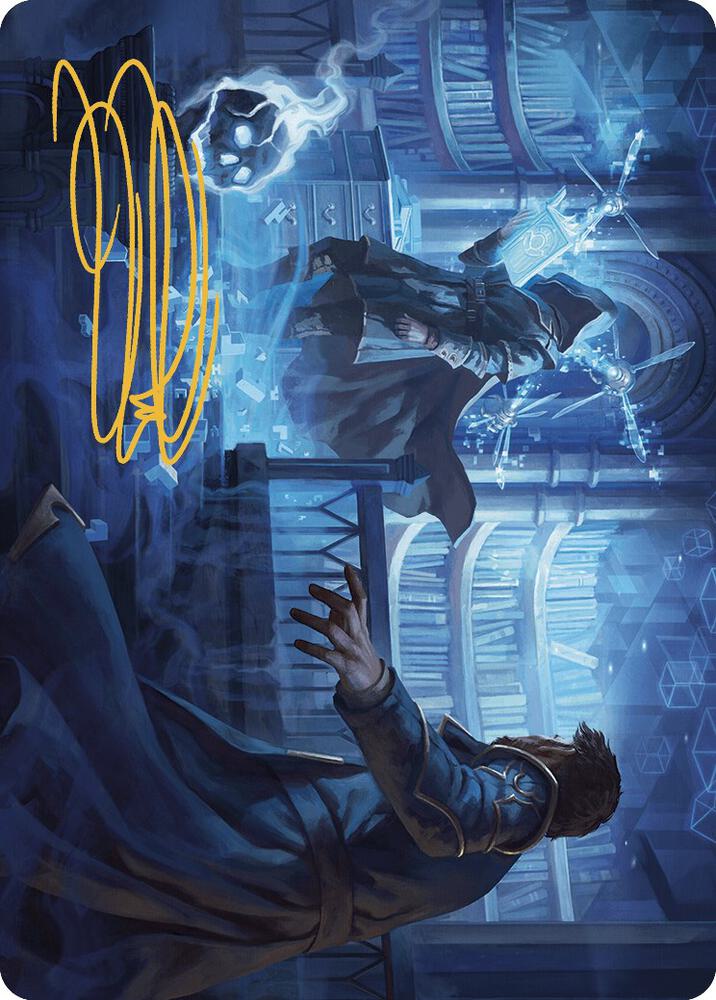 Intrude on the Mind Art Card (Gold-Stamped Signature)