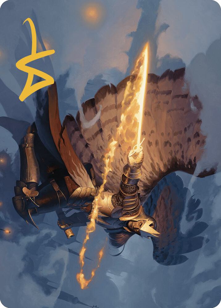 Aurelia's Vindicator Art Card (Gold-Stamped Signature)