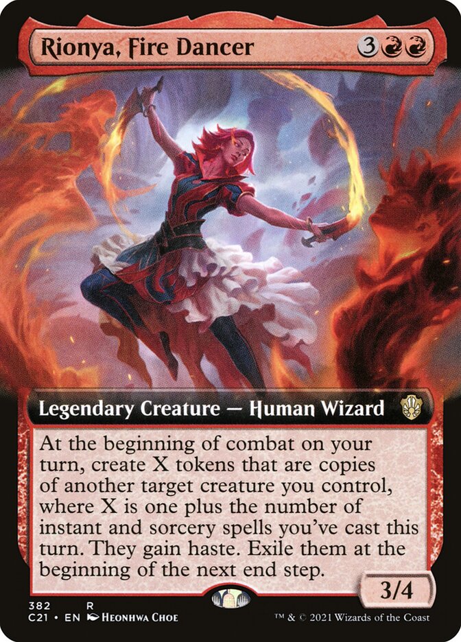 Rionya, Fire Dancer (Extended Art)