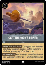 Captain Hook's Rapier - Disney Lorcana