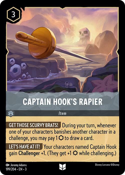 Captain Hook's Rapier - Disney Lorcana