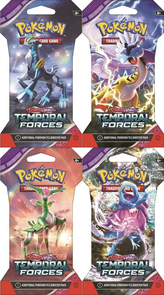 Temporal Forces Sleeved Booster Pack Art Bundle [Set of 4]