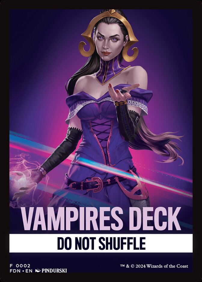 Vampires Deck Theme Card