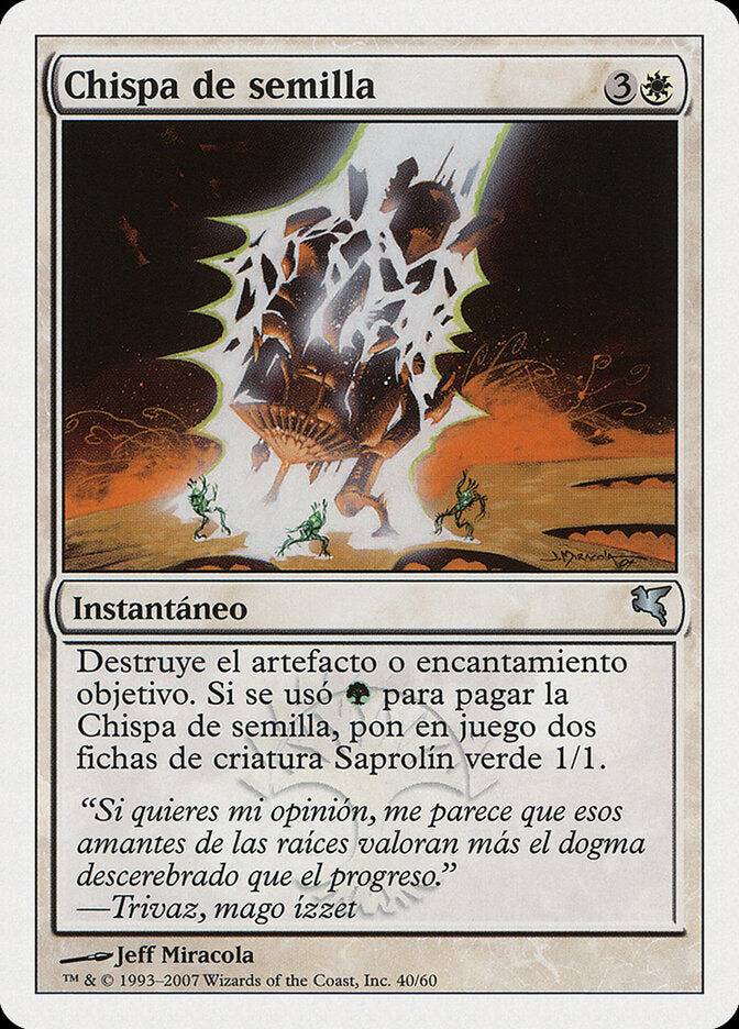 Seed Spark (Spanish) - "Chispa de semilla"