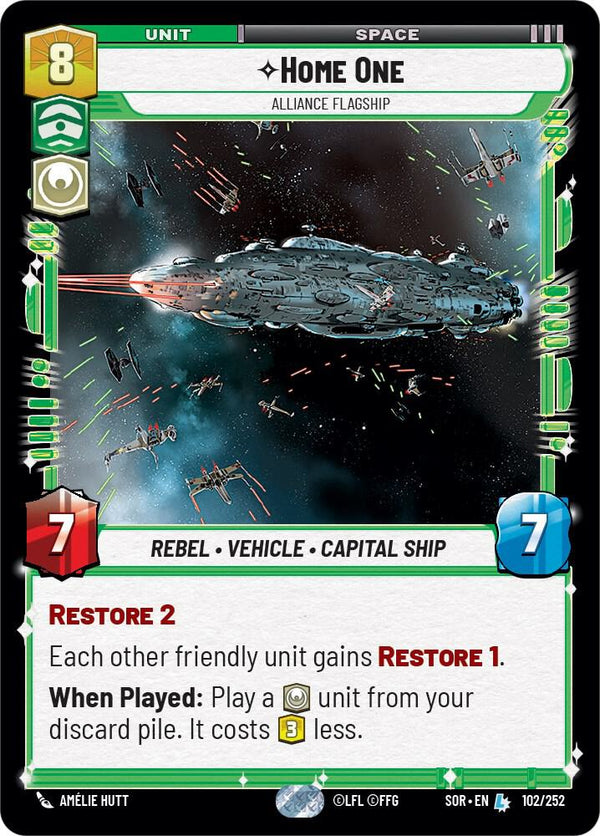 Home One - Alliance Flagship - Star Wars Unlimited