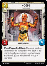 C-3PO - Protocol Droid - Star Wars Unlimited