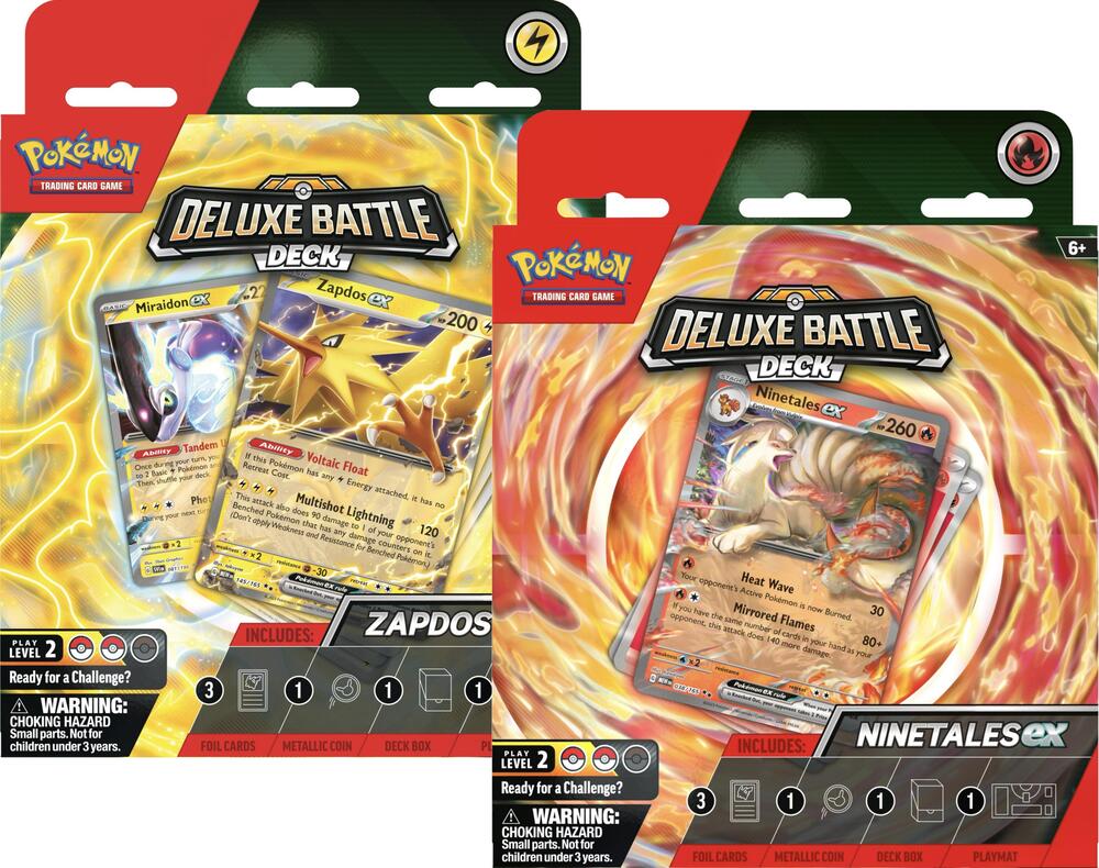 Deluxe Battle Deck: Zapdos ex/Ninetales ex [Set of 2]