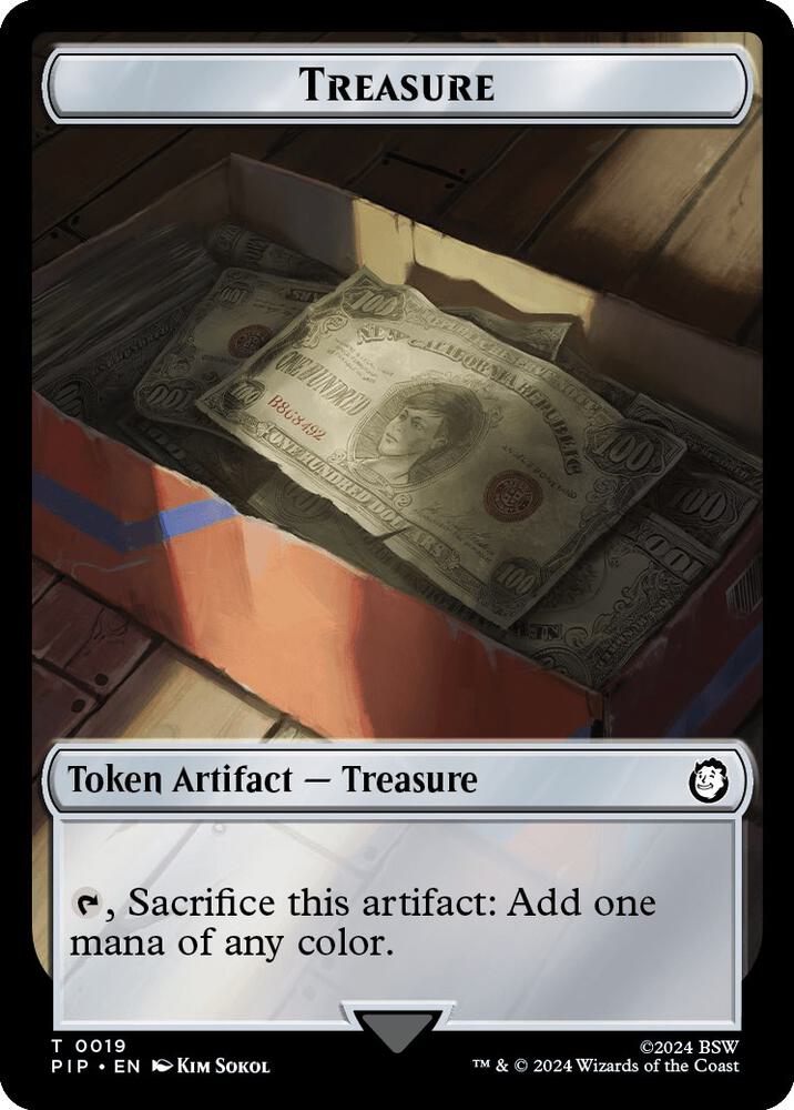 Treasure (0019) // Warrior Double-Sided Token