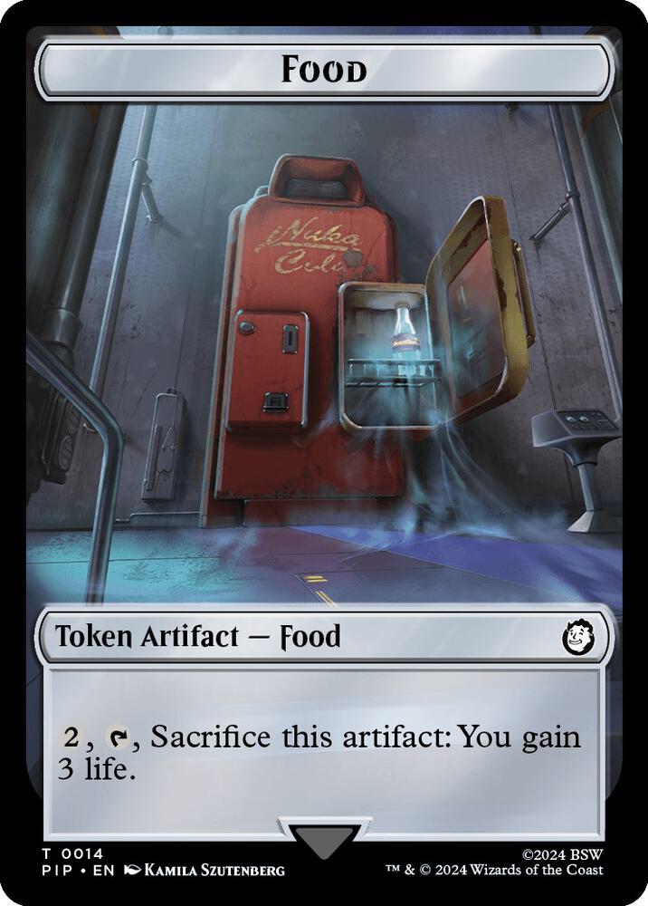 Food (0014) // Human Soldier Double-Sided Token