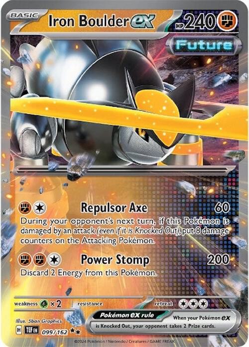 Iron Boulder ex - 099/162 - Pokémon
