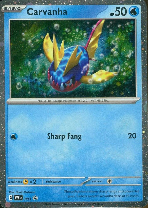 Carvanha - 093 - Pokémon