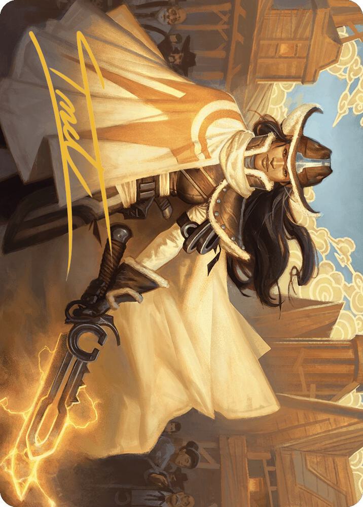 Omenport Vigilante Art Card (Gold-Stamped Signature)