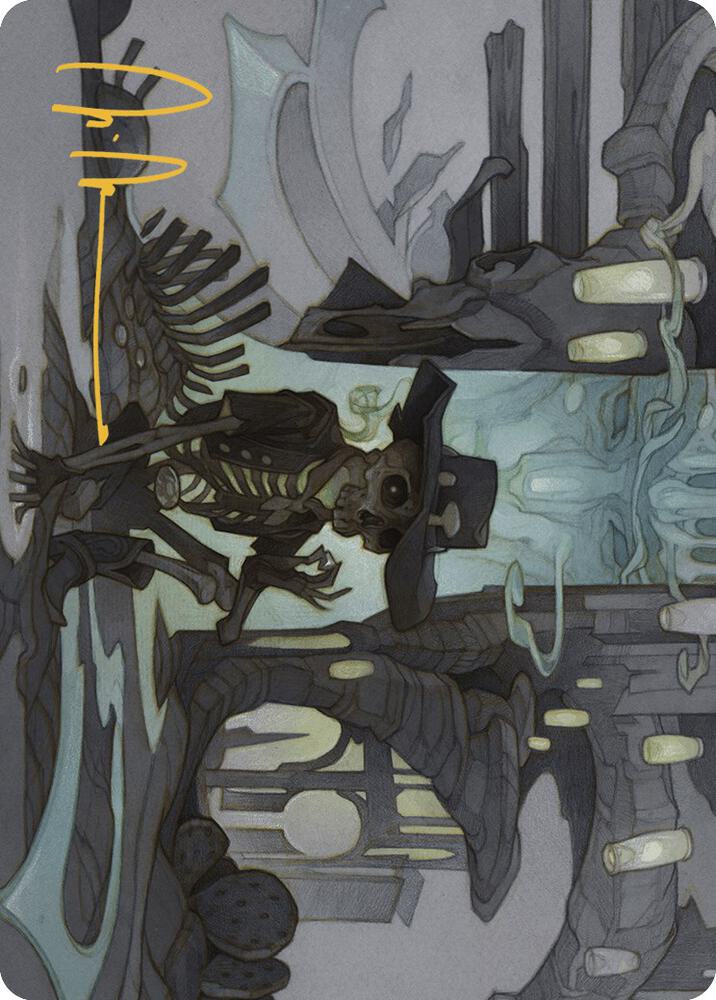 Tinybones Joins Up Art Card (Gold-Stamped Signature)