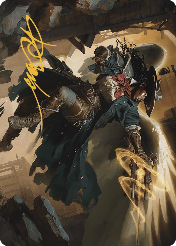 Archangel of Tithes Art Card (Gold-Stamped Signature)