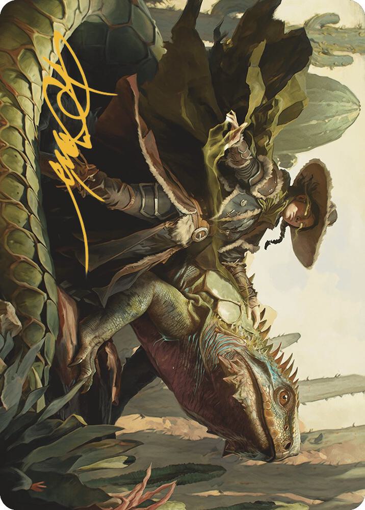 Outcaster Trailblazer Art Card (Gold-Stamped Signature)