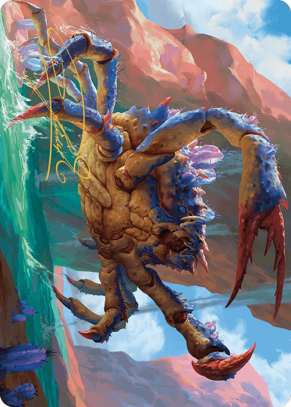 Canyon Crab Art Card (Gold-Stamped Signature) - Magic: The Gathering