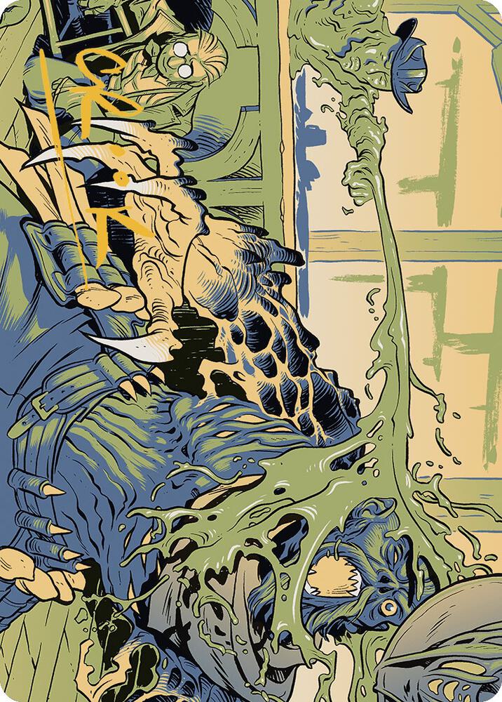 Voidslime Art Card (Gold-Stamped Signature)