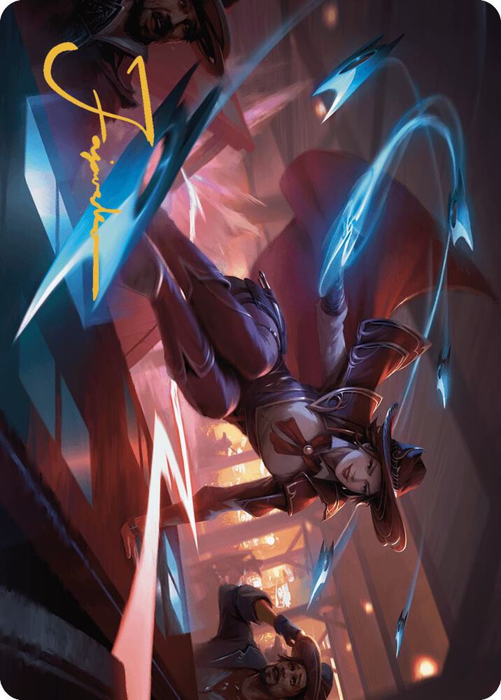 Slick Sequence Art Card (Gold-Stamped Signature)