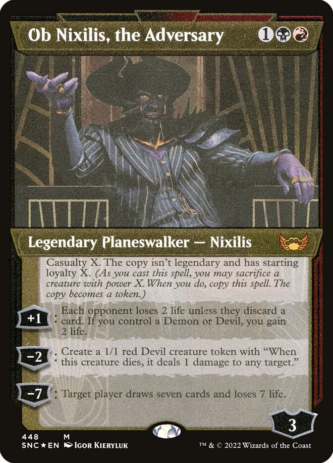 Ob Nixilis, the Adversary (Showcase) (Foil Etched)