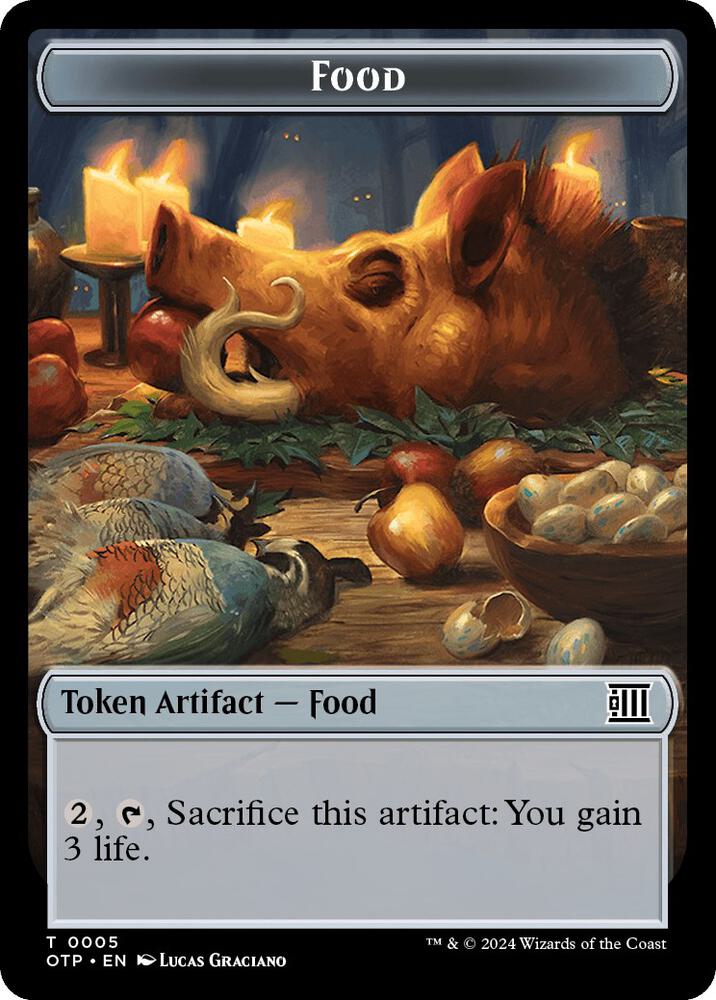 Food // Plot Double-Sided Token
