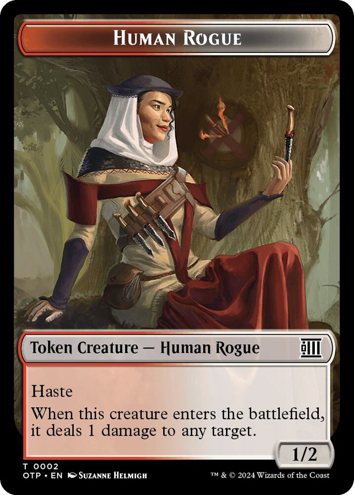 Human Rogue // Plot Double-Sided Token