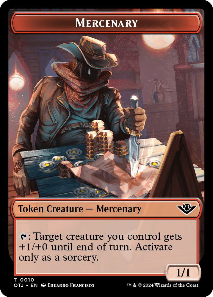 Mercenary // Scorpion Dragon Double-Sided Token