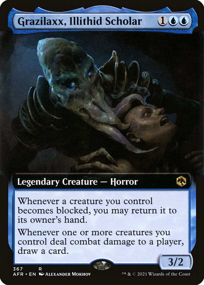 Grazilaxx, Illithid Scholar (Extended Art)