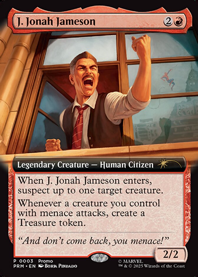 J. Jonah Jameson (Extended Art)