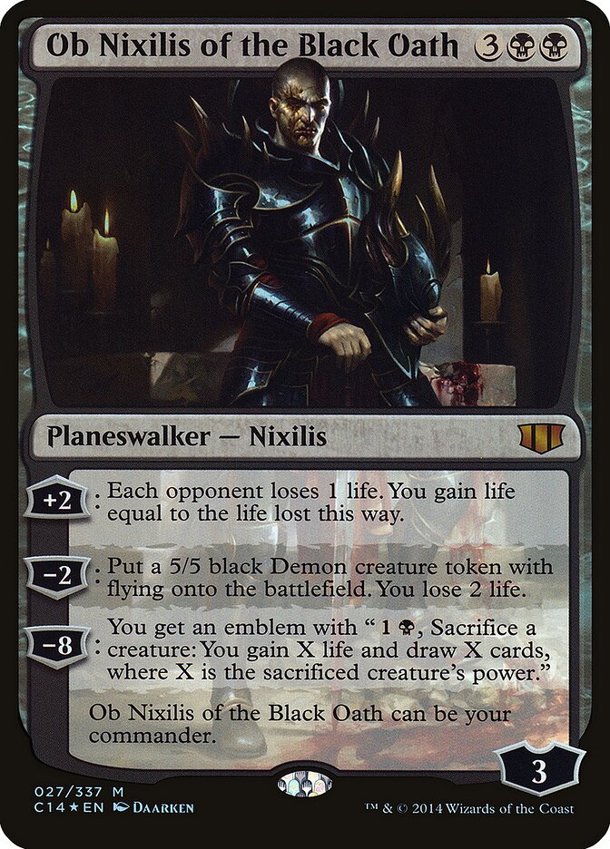 Ob Nixilis of the Black Oath (Commander 2014)