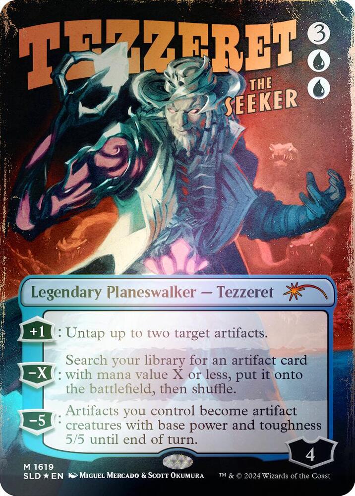 Tezzeret the Seeker (1619) (Rainbow Foil)